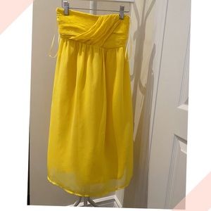 Jacob summer yellow bustier dress